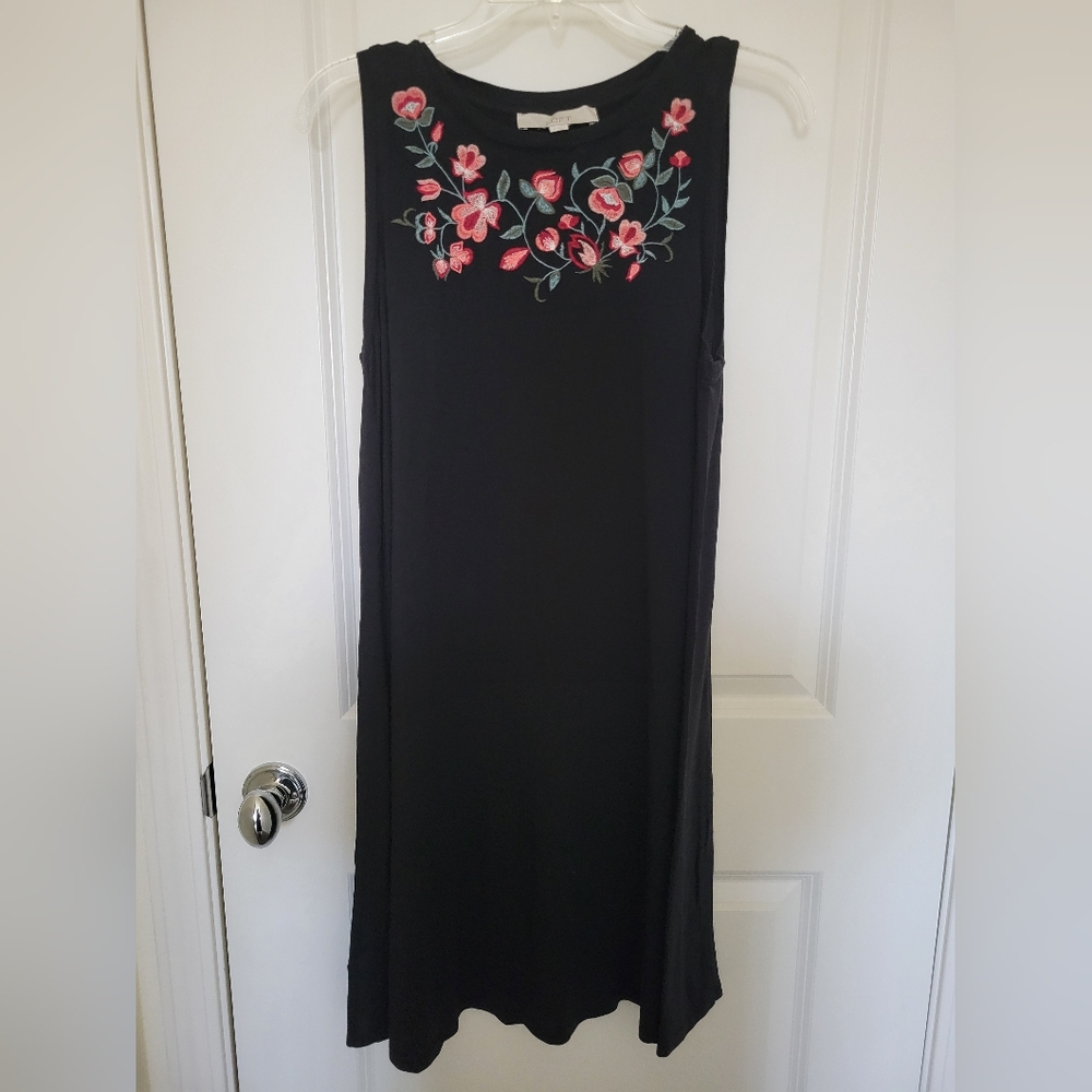 LOFT Floral Shift Dress
